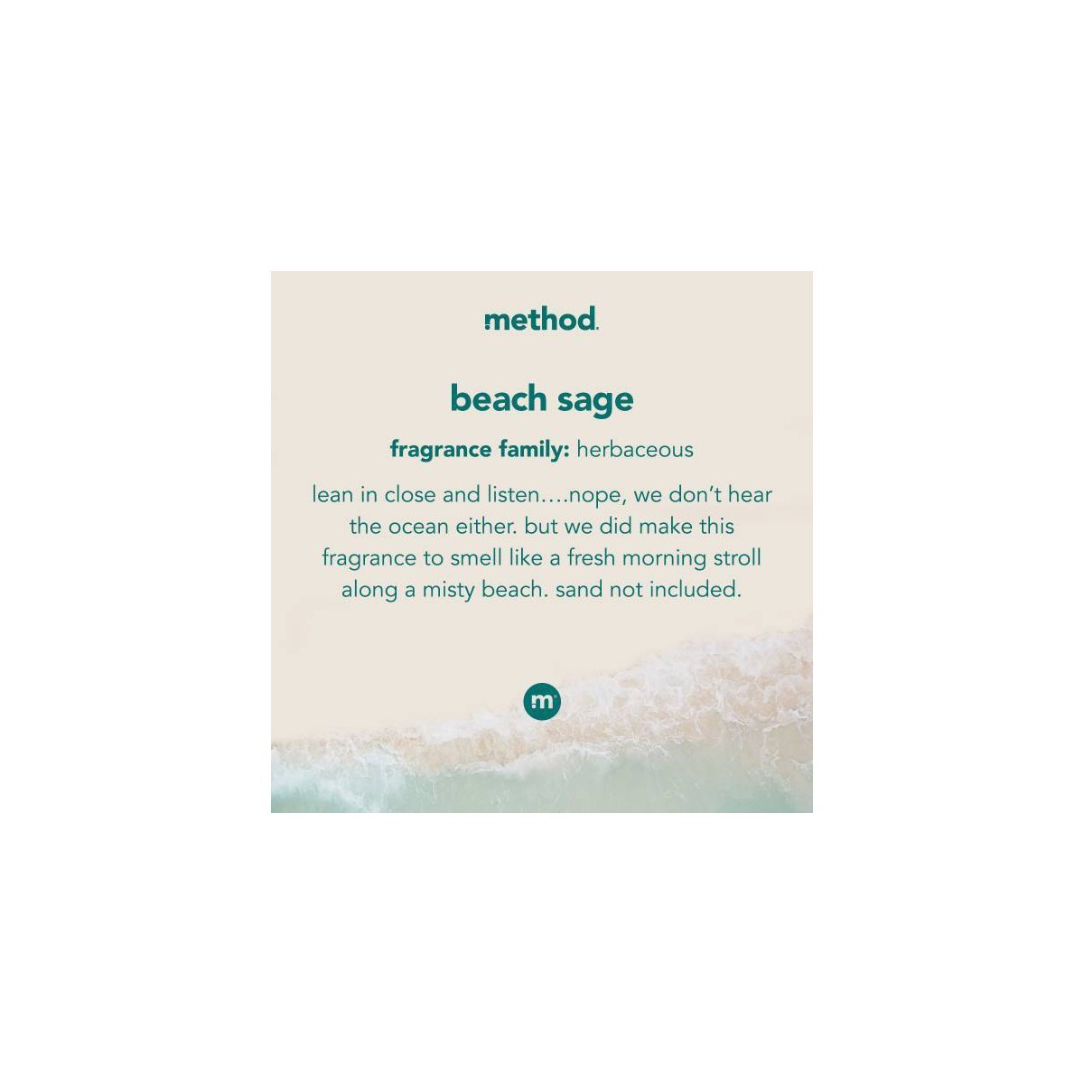 Method Beach Sage HE Concentrated Liquid Laundry Detergent 66 Loads – 53.5 fl oz