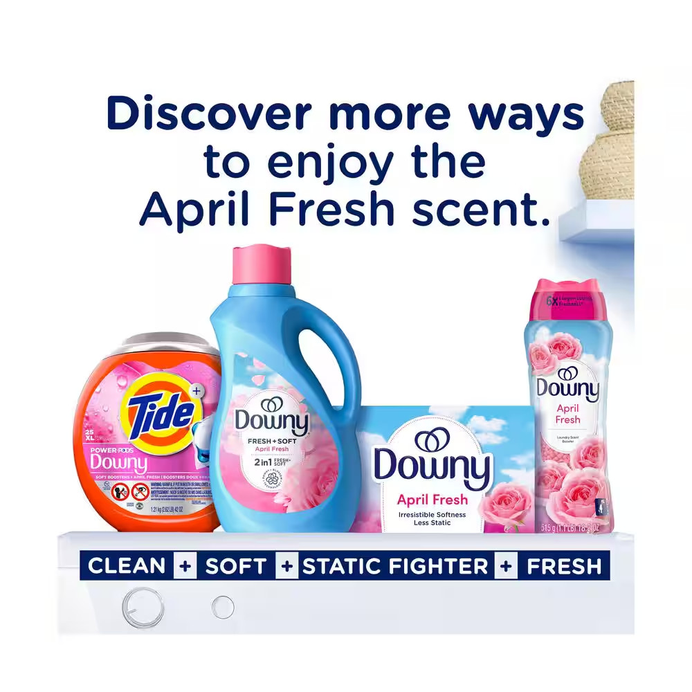 Ultra April Fresh Scent Liquid Fabric Softener, 190-Loads, 140 Fl. Oz.