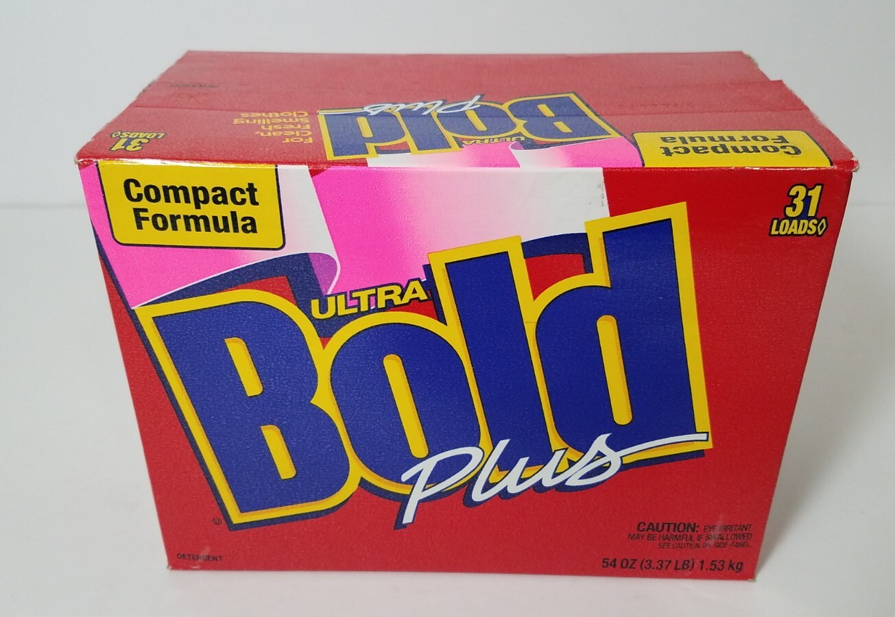 1-Ultra Bold Plus Laundry Detergent 31 Loads Compact Formula Powder NEW