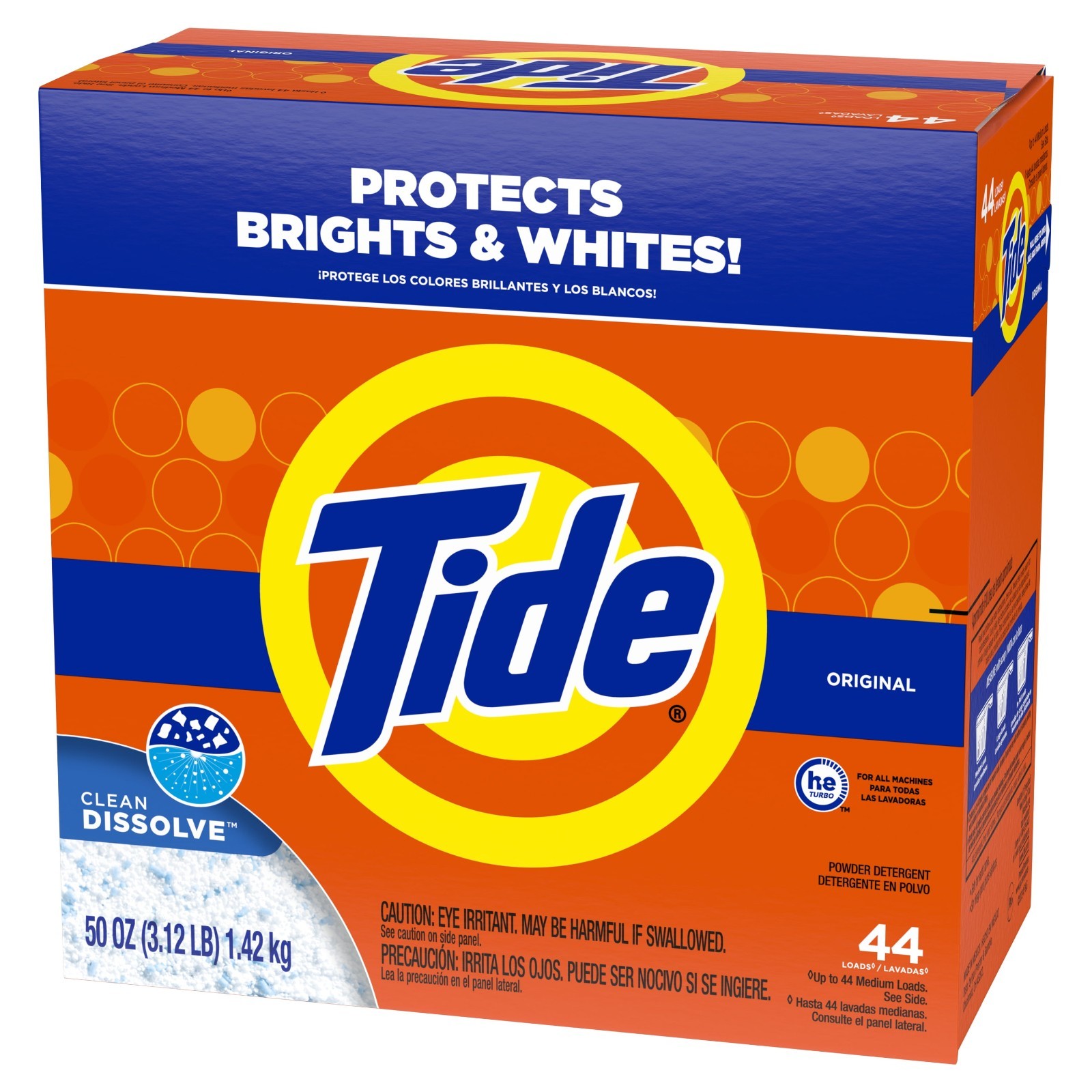 2 Pack Tide Ultra Compact Powder Laundry Detergent, Low Suds Original Regular