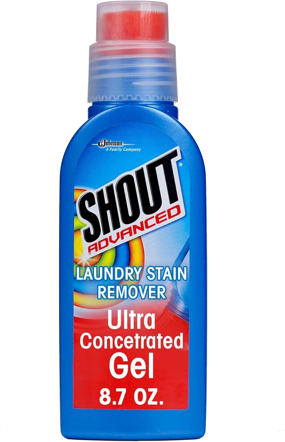 Stain Remover Brush, Ultra Concentrated Gel with Built-In Scrubbe