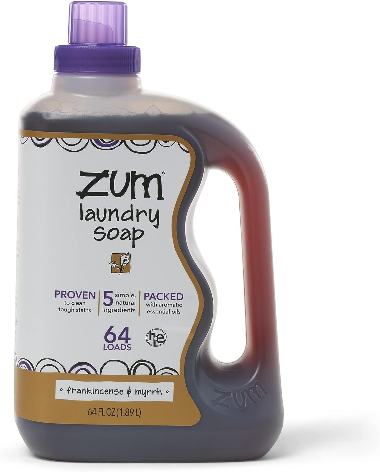 Indigo Wild Clean Laundry Soap – Plant-based Liquid Laundry Soap – Contains
