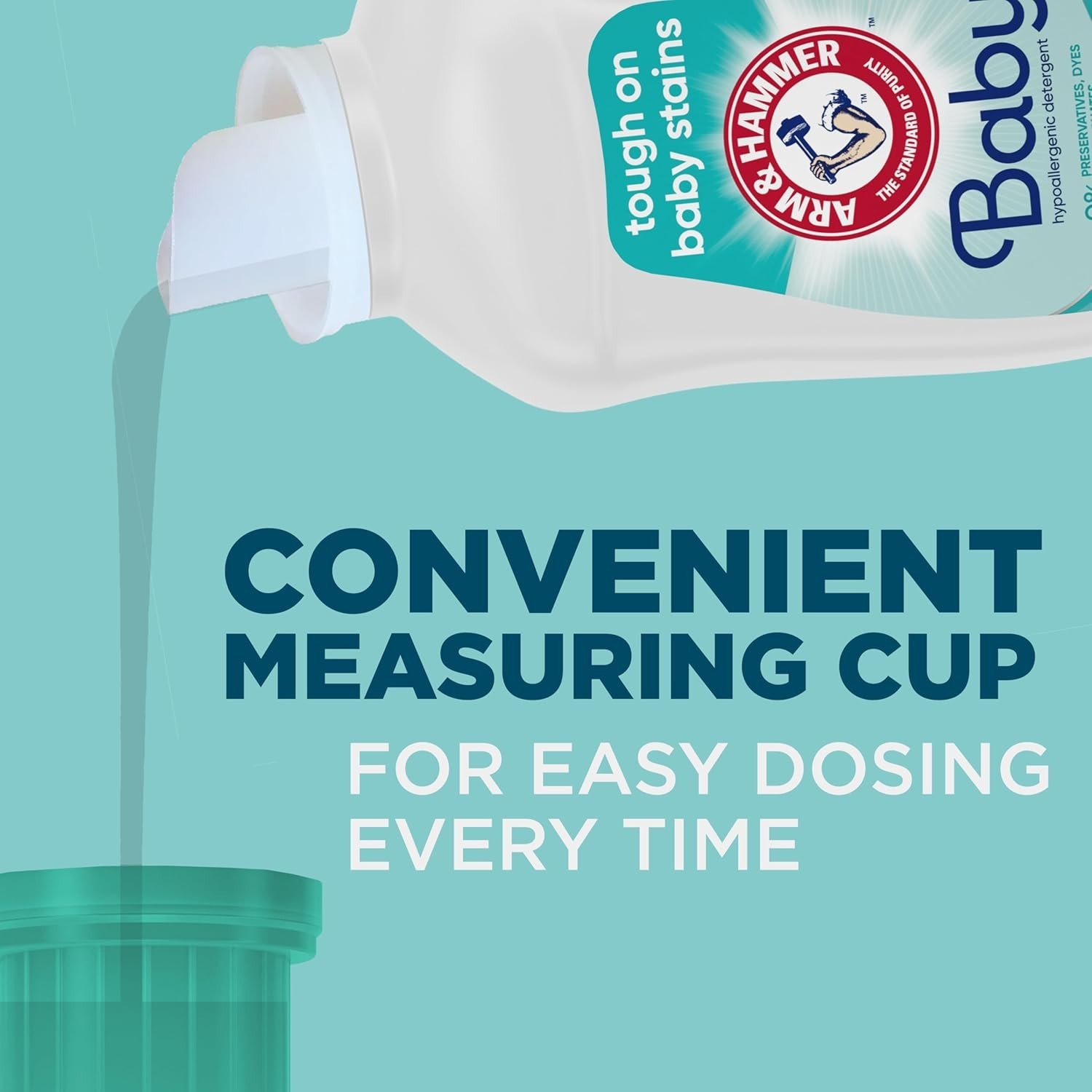 Pediatrician-Tested Hypoallergenic Liquid Laundry Detergent for Babies, 77 Loads