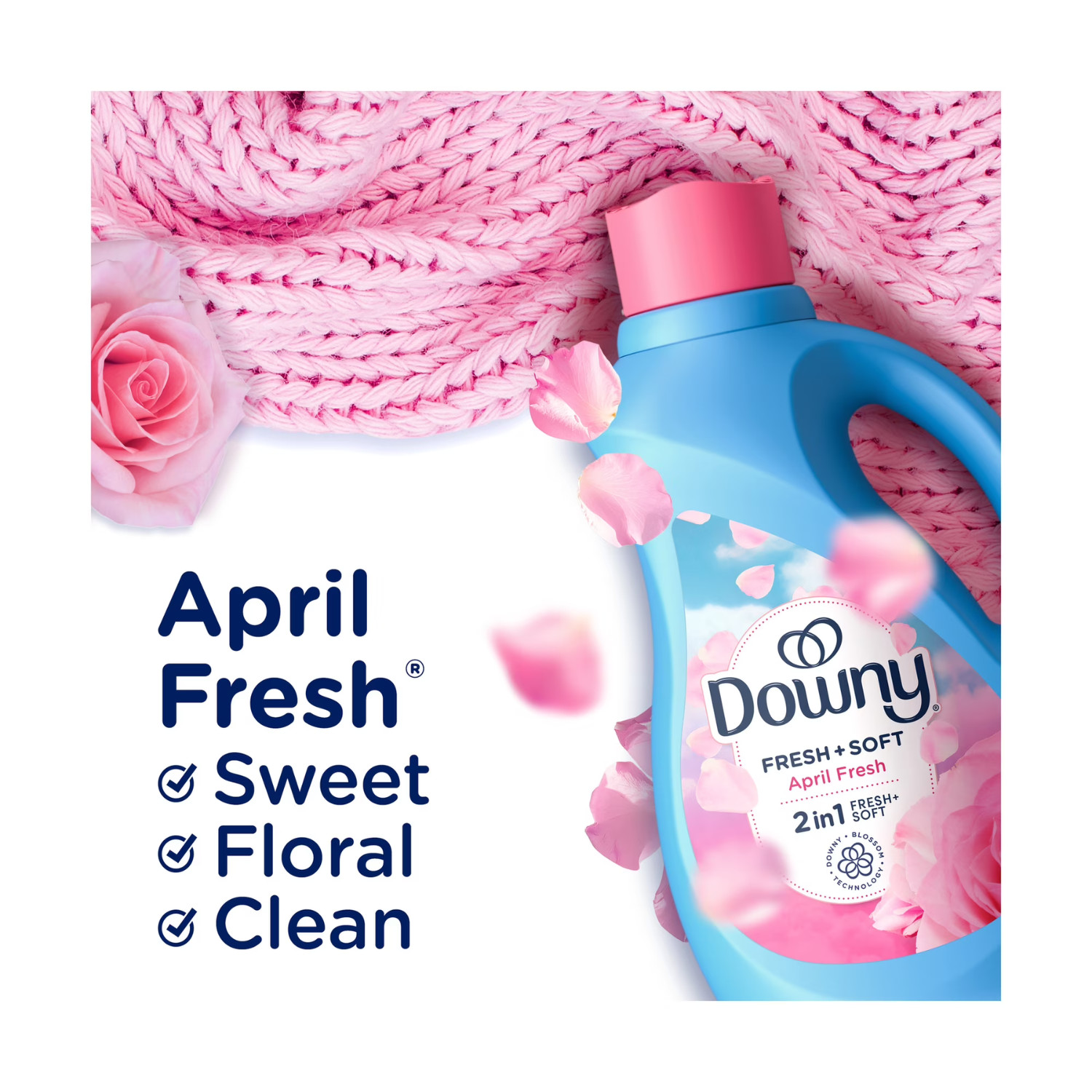 Downy Liquid Fabric Softener, April Fresh Scent, 111 fl oz, 150 Loads, 2 Pack
