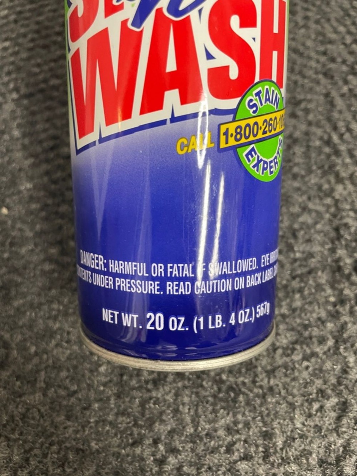 NOS NEW Dow Spran ‘N Wash aerosol stain remover 1995