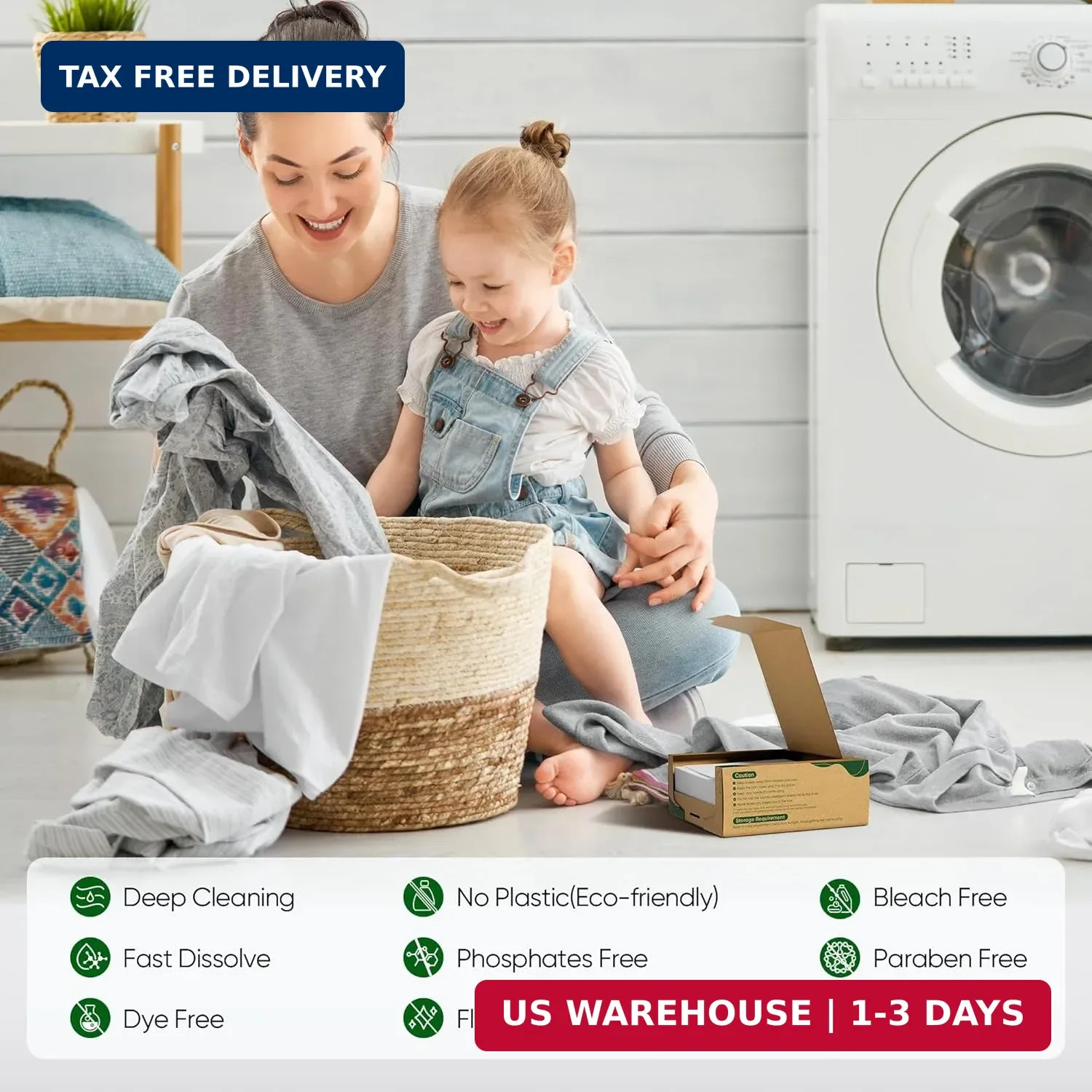 Travel Laundry Detergent Sheets 300 Loads Eco Friendly Plastic Free Fresh Linen