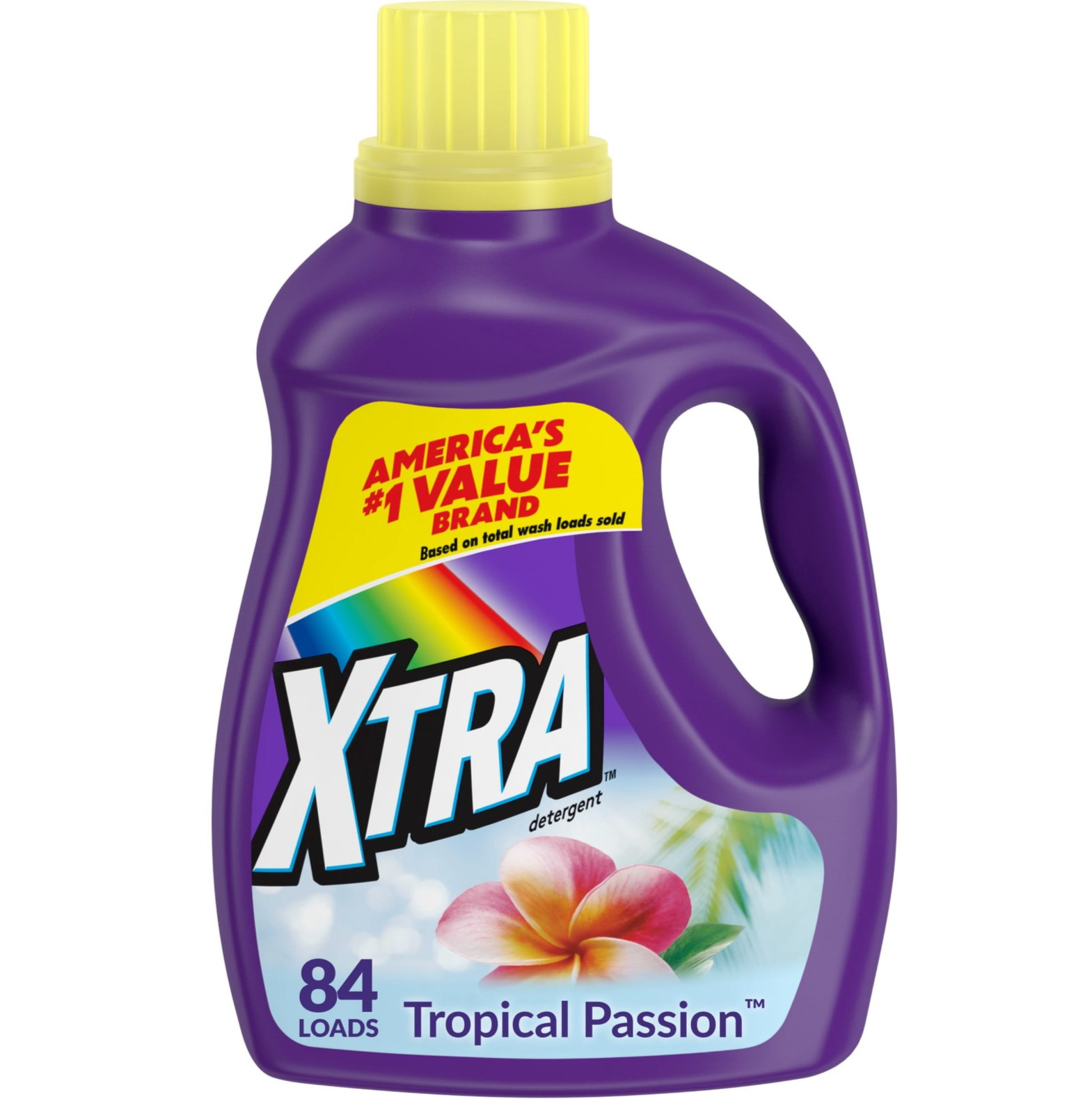 Xtra Tropical Passion Liquid Laundry Detergent 100.8 fl oz 84 Loads