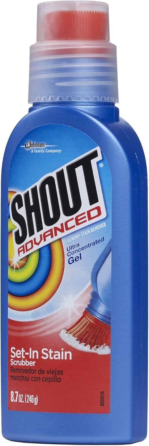 Stain Remover Brush, Ultra Concentrated Gel with Built-In Scrubbe