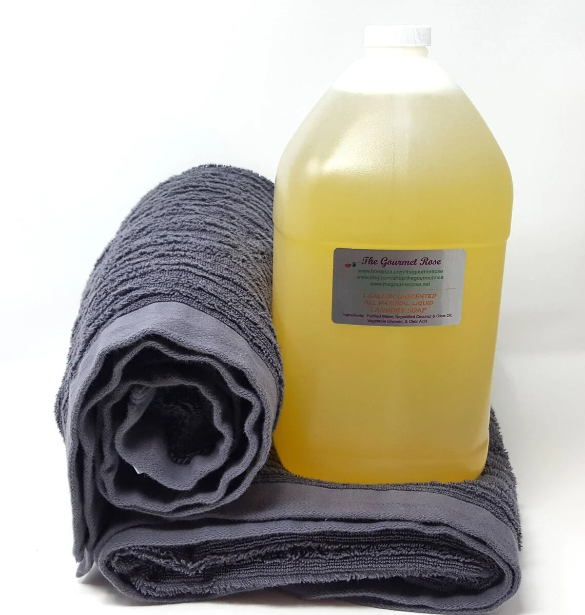 1 GALLON NATURAL LAUNDRY SOAP Eco Biodegradable Sensitive Detergent Free Wash