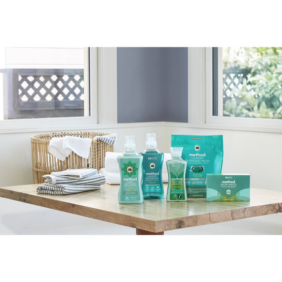 Method Beach Sage HE Concentrated Liquid Laundry Detergent 66 Loads – 53.5 fl oz