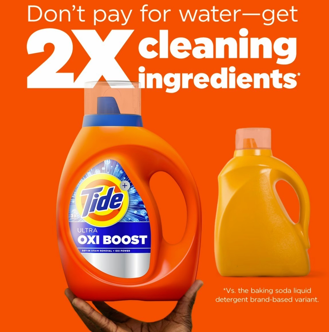 [FASH SALE] 2 Pack Tide Ultra OXI Boost Laundry Detergent 92 fl oz 65 Loads NEW