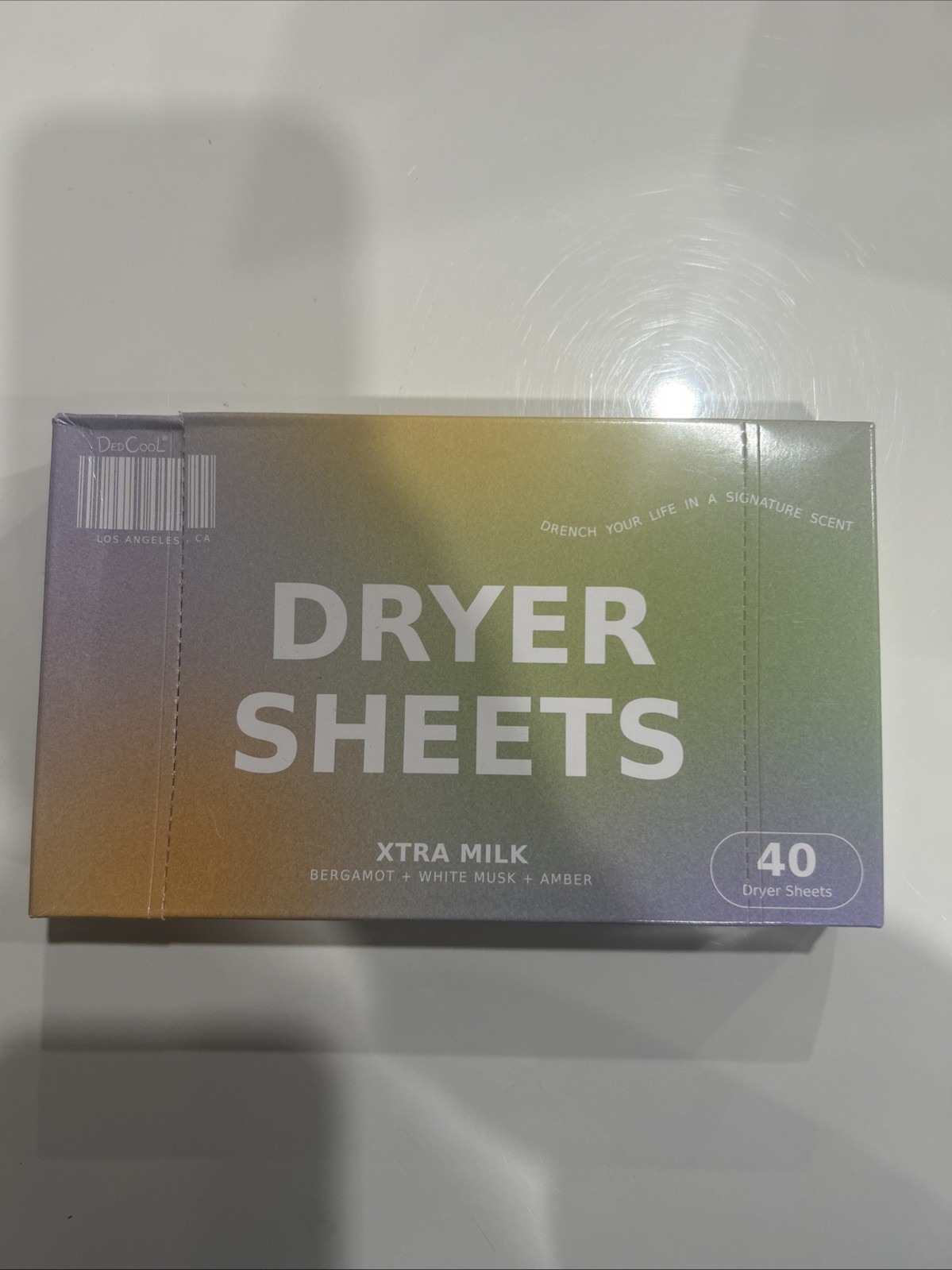 Dedcool Dryer Sheets Xtra Milk – 40 Dryer Sheets (1 Box) New