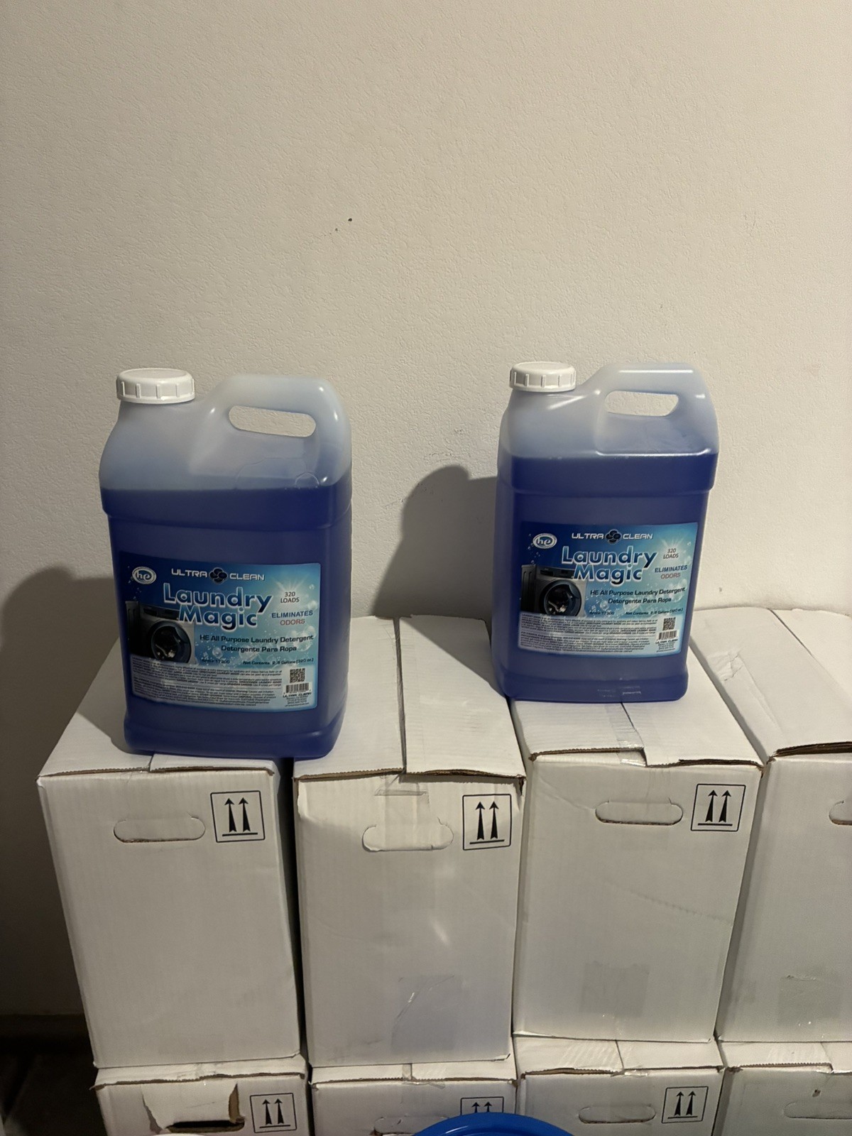 2.5 Gal Laundry Detergent , Up to 320 Loads, Original Blue Liquid, HE