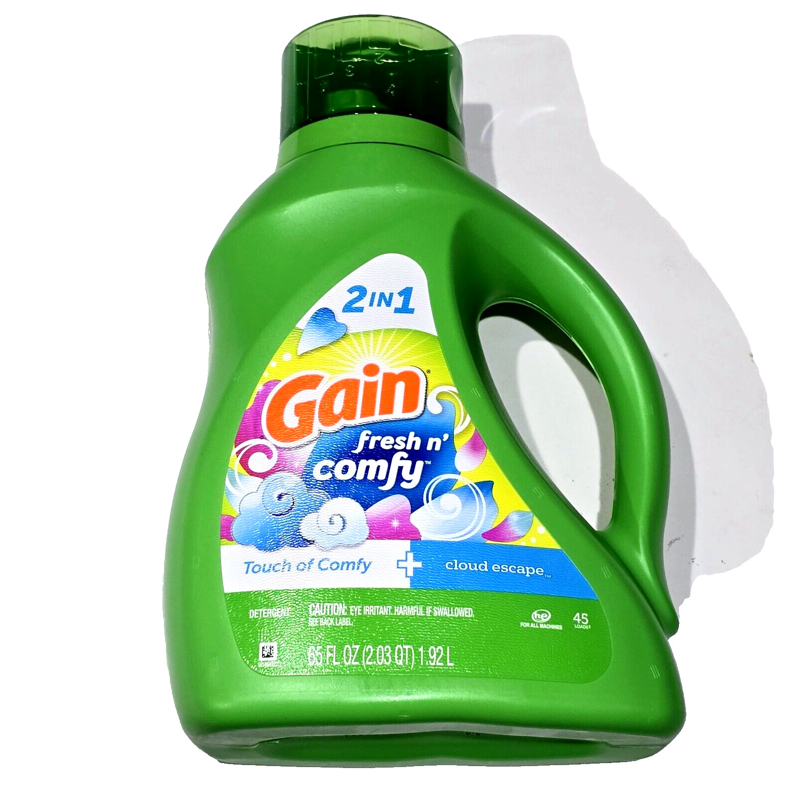 Gain Fresh N’ Comfy Cloud Escape Laundry Detergent 45 Loads 65oz.