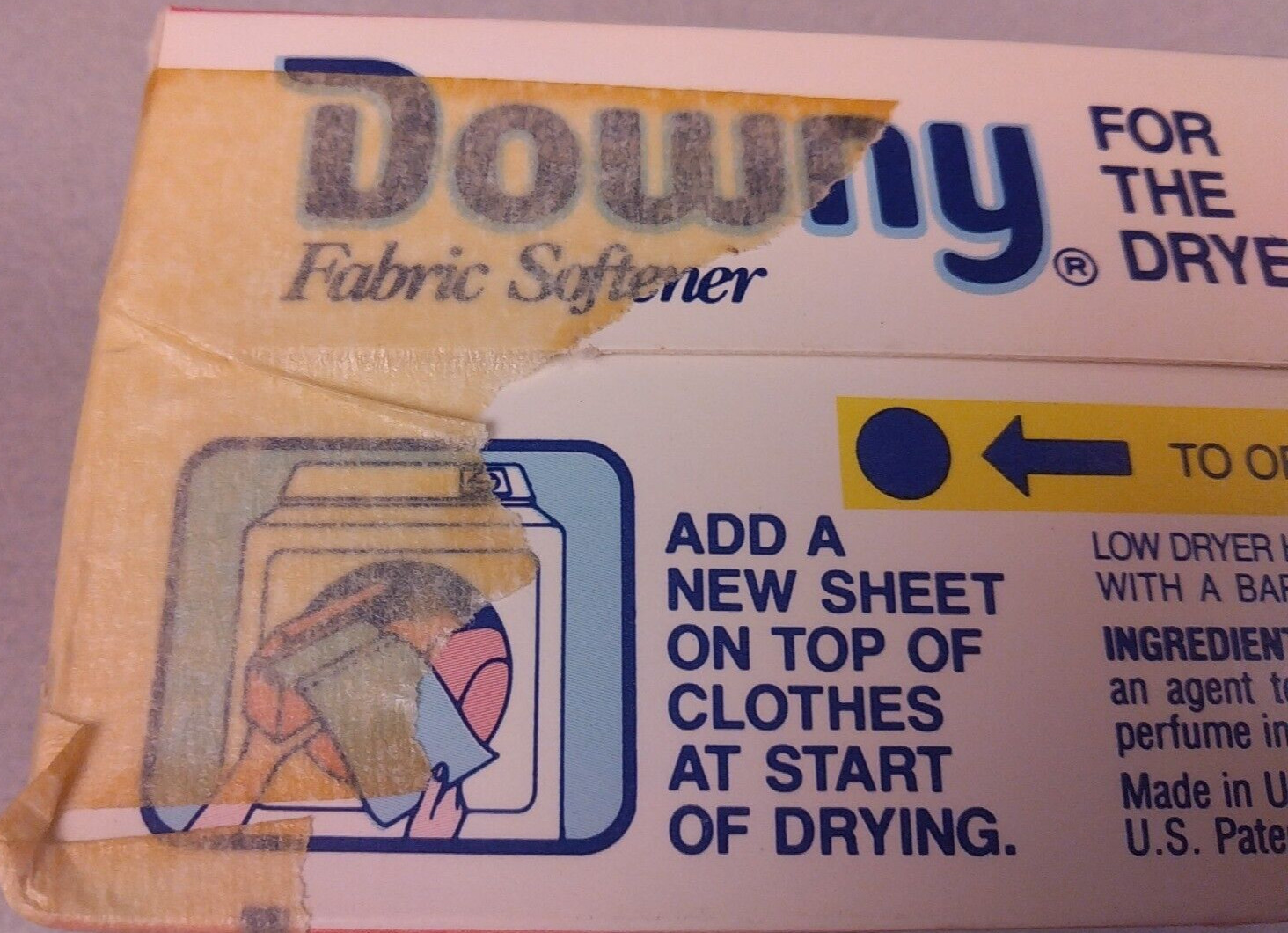 Vintage 1988 Downy 40 Count April Fresh Fabric Softener Sheets (Lot Of 2)