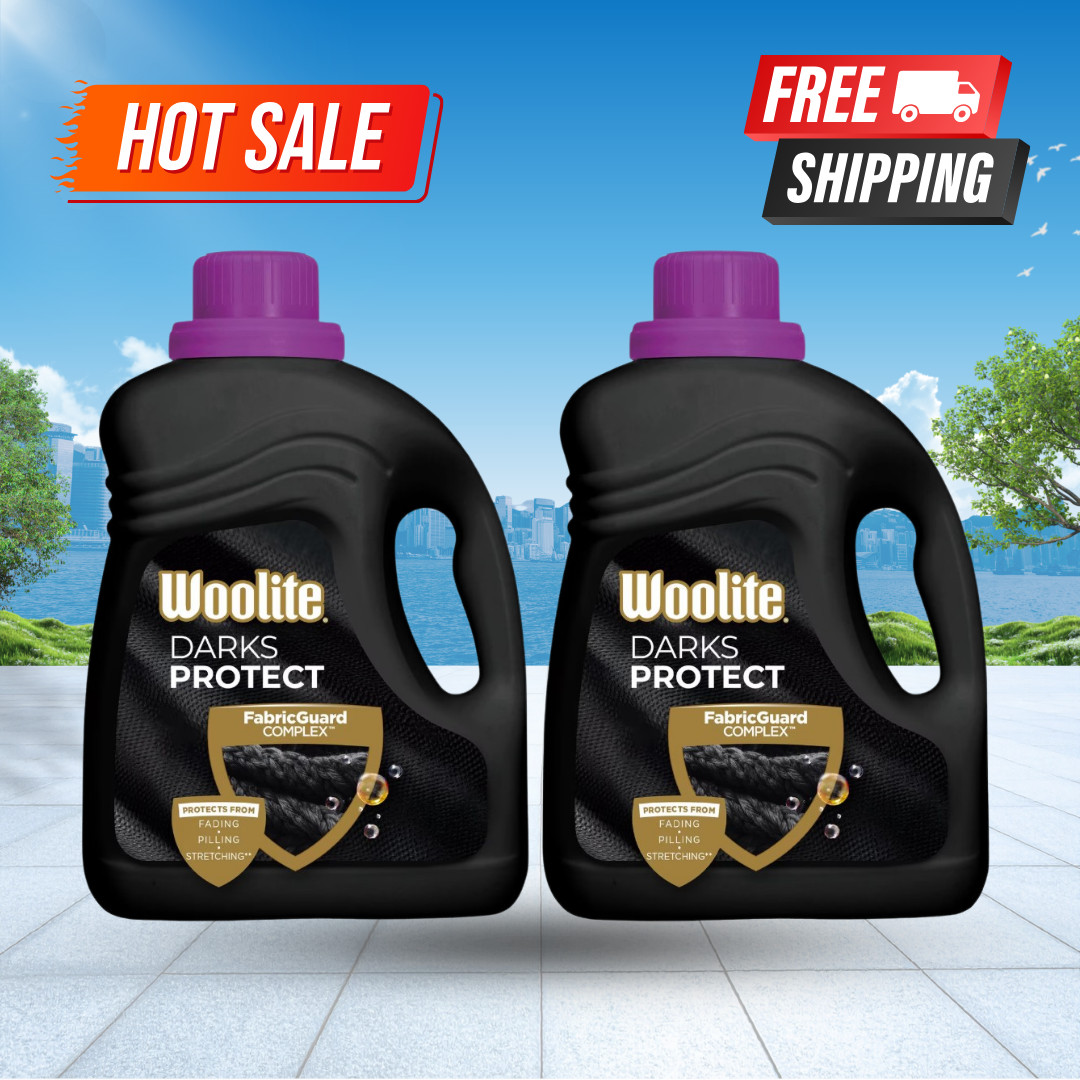 [FASH SALE] (2 Pack) Woolite Darks Defense Laundry Detergent 100 oz 66 Loads