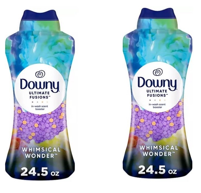 2X Downy Ultimate Fusions In-Wash Scent Booster Beads Whimsical Wonder, 24.5 oz.