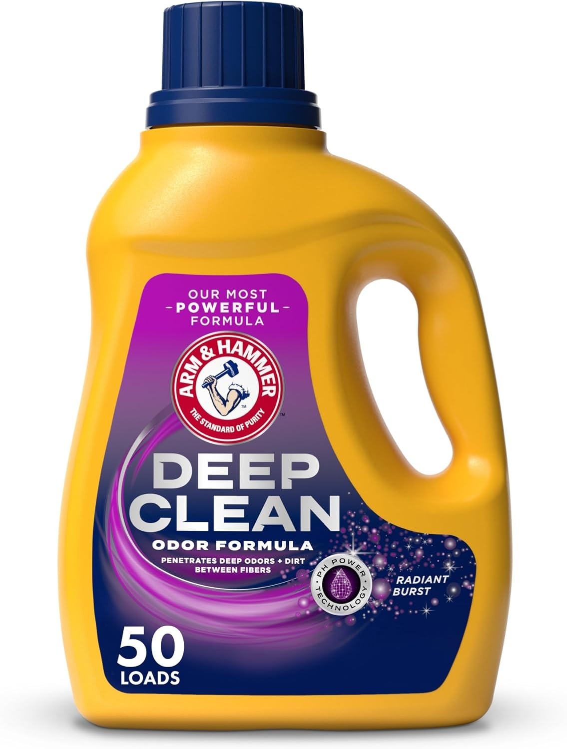 High-Efficiency Detergent with Baking Soda – Deep Clean & Fresh Scent, 50 Loads