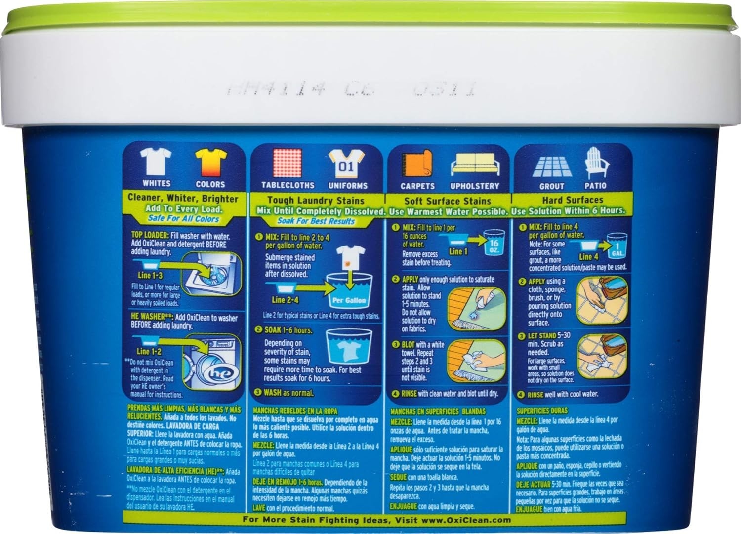 Versatile Stain Remover Free, 3 lbs, Pack of 4