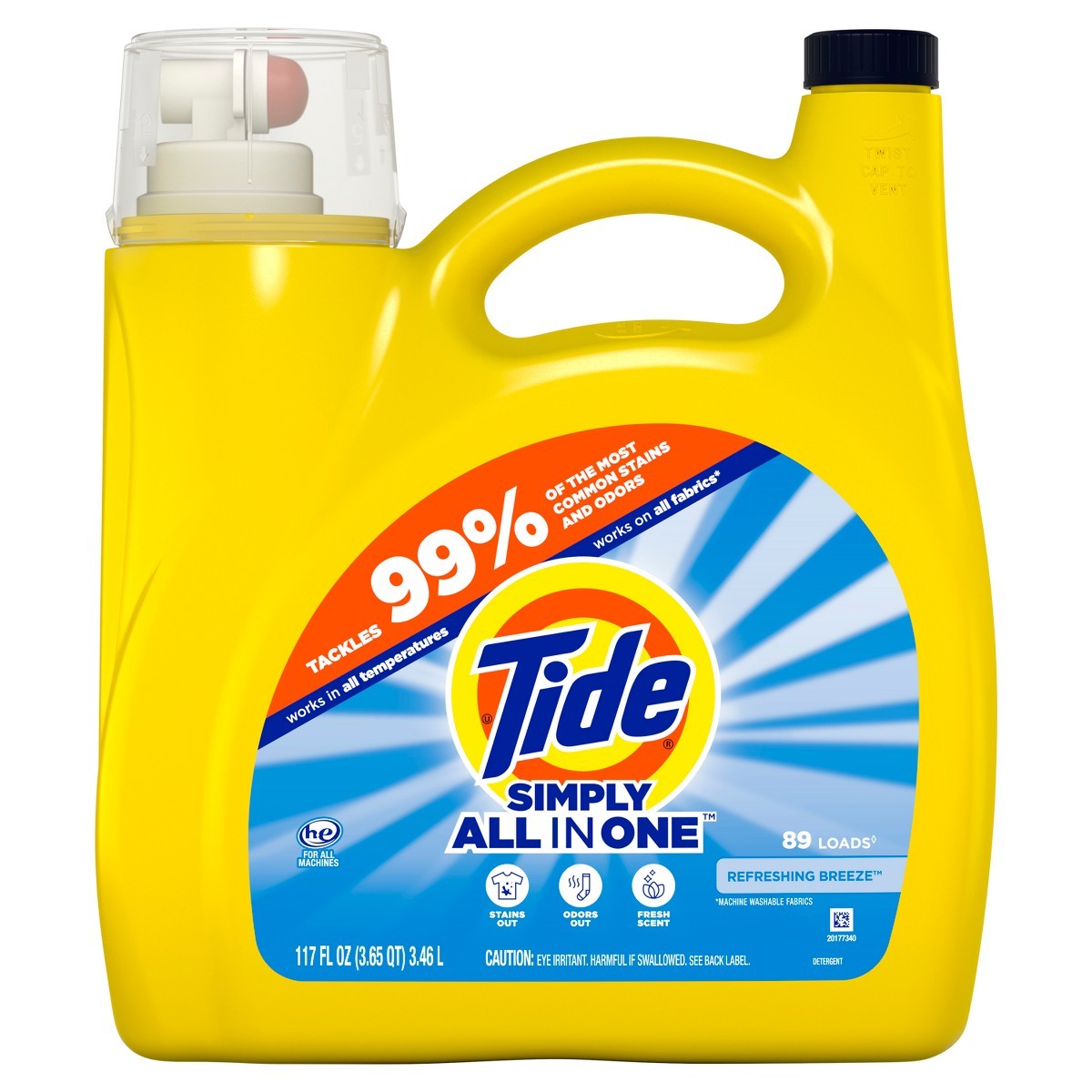 Tide Simply Refreshing Breeze Clean & Fresh HE Liquid Laundry Detergent