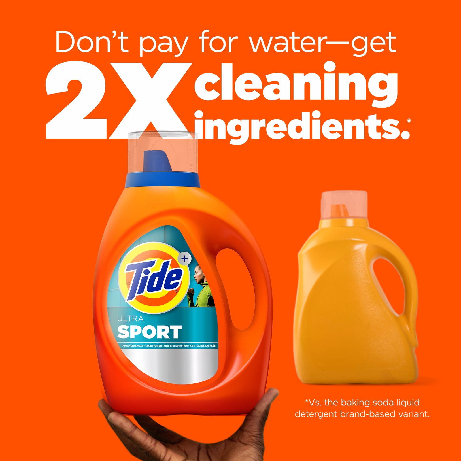 Tide Ultra Sport Liquid Laundry Detergent, Advanced Sweat 117 fl oz, 83 Loads