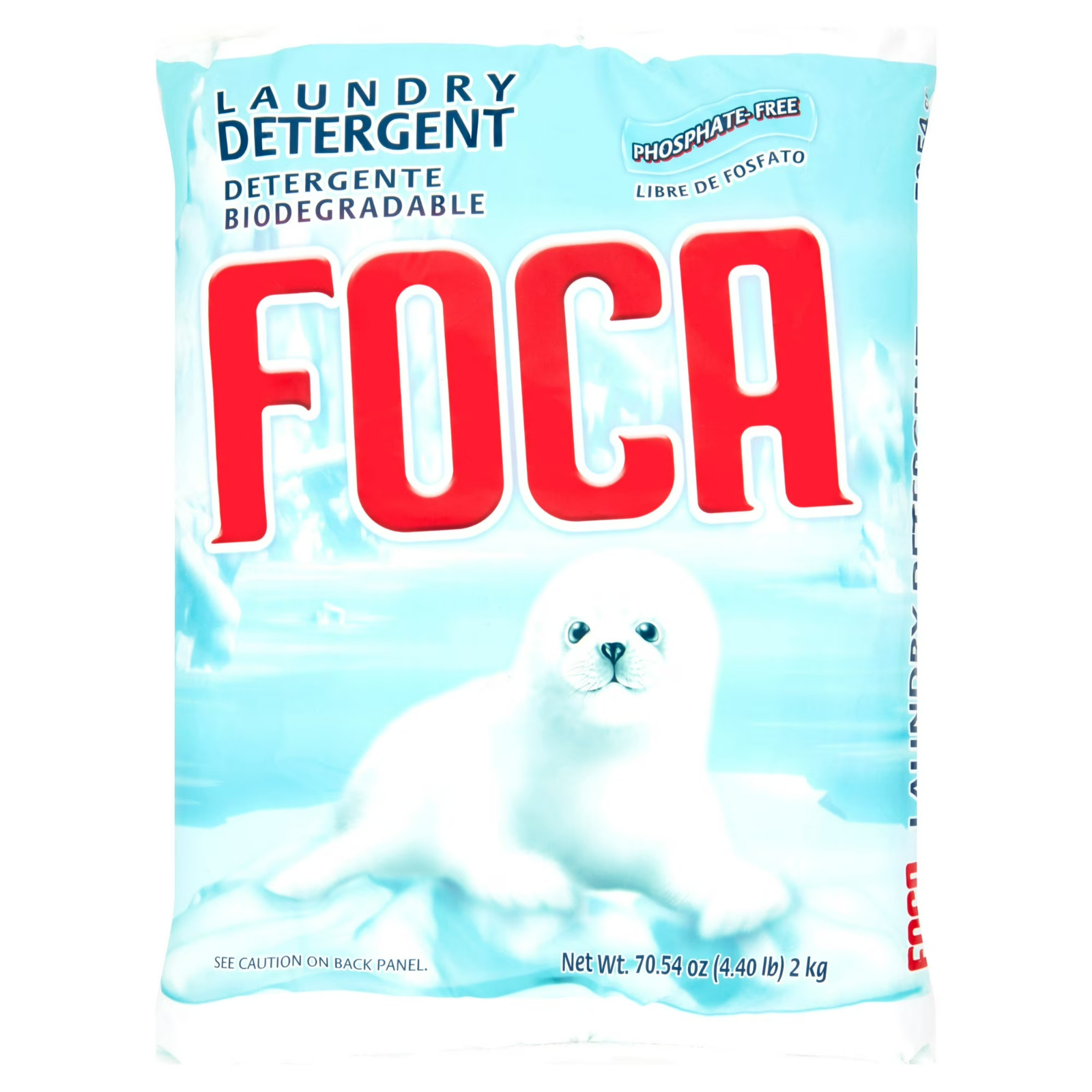 FOCA Washing Powder 70.54 oz 2kg Laundry Detergent Phosphate Free