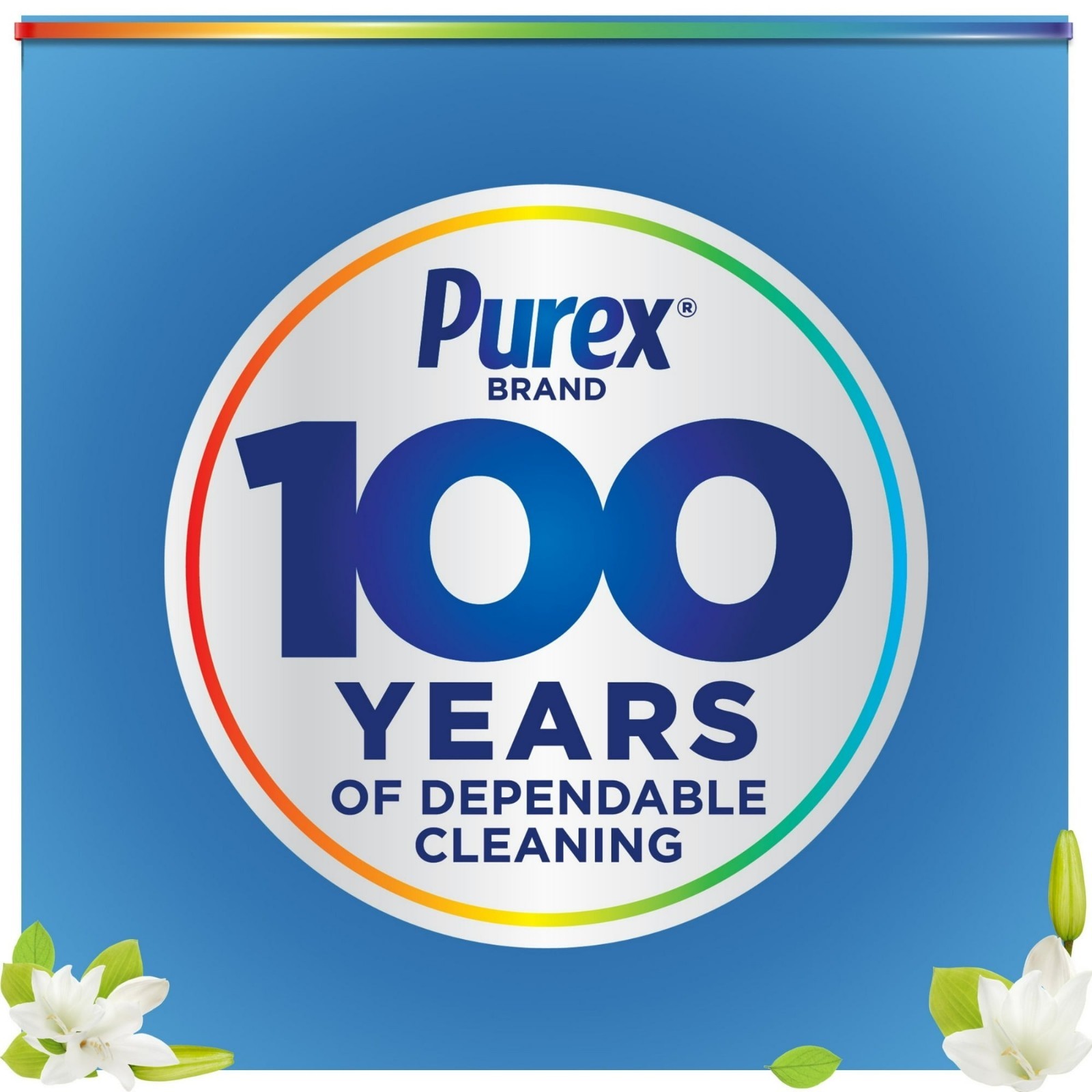 Purex Natural Elements Laundry Detergent Linen Lilies 250oz, 192 Loads