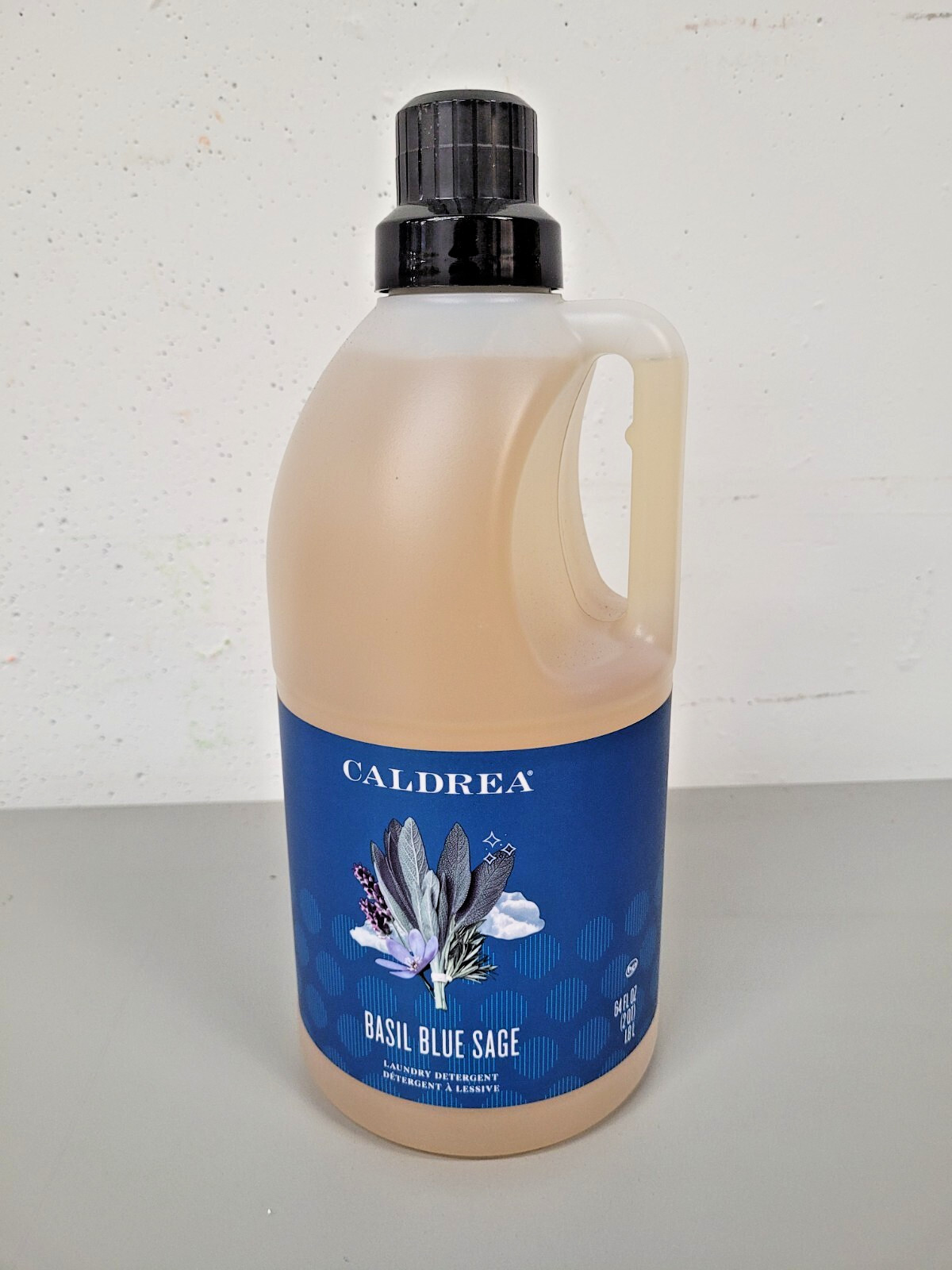 Caldrea Detergent, BASIL BLUE SAGE, 64 oz – Plant Based -DISCONTINUED