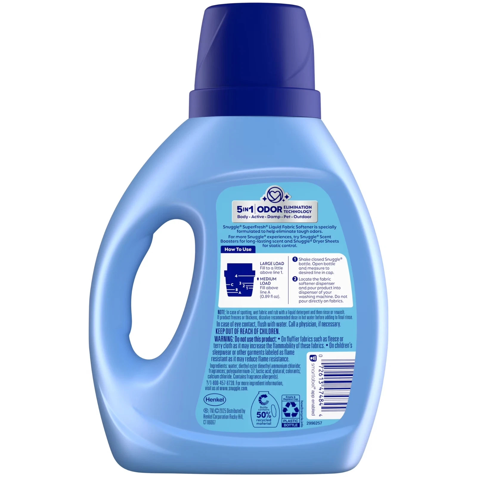Snuggle SuperFresh Fabric Softener Spring Burst 40 Loads- Free Shipping