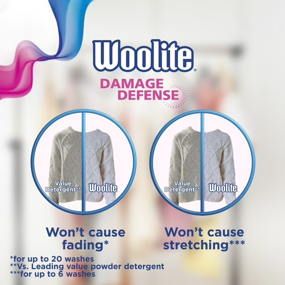 Woolite Damage Defense Liquid Laundry Detergent, 40 fl oz, 26 loads