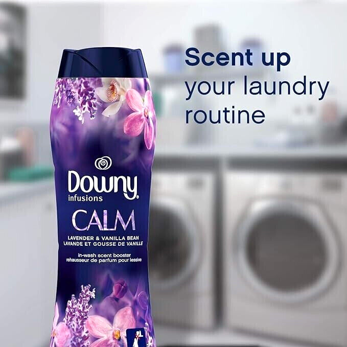 Washer Downy Infusions In-Wash Booster Beads Soothing Lavender & Vanilla 9.1 oz