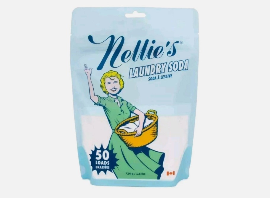 Nellie’s 50 Load Bag Laundry Soda-NEW