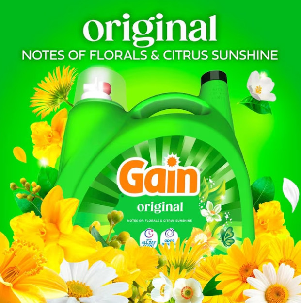 Gain Original Original HE Laundry Detergent 100 Loads 132 -fl oz