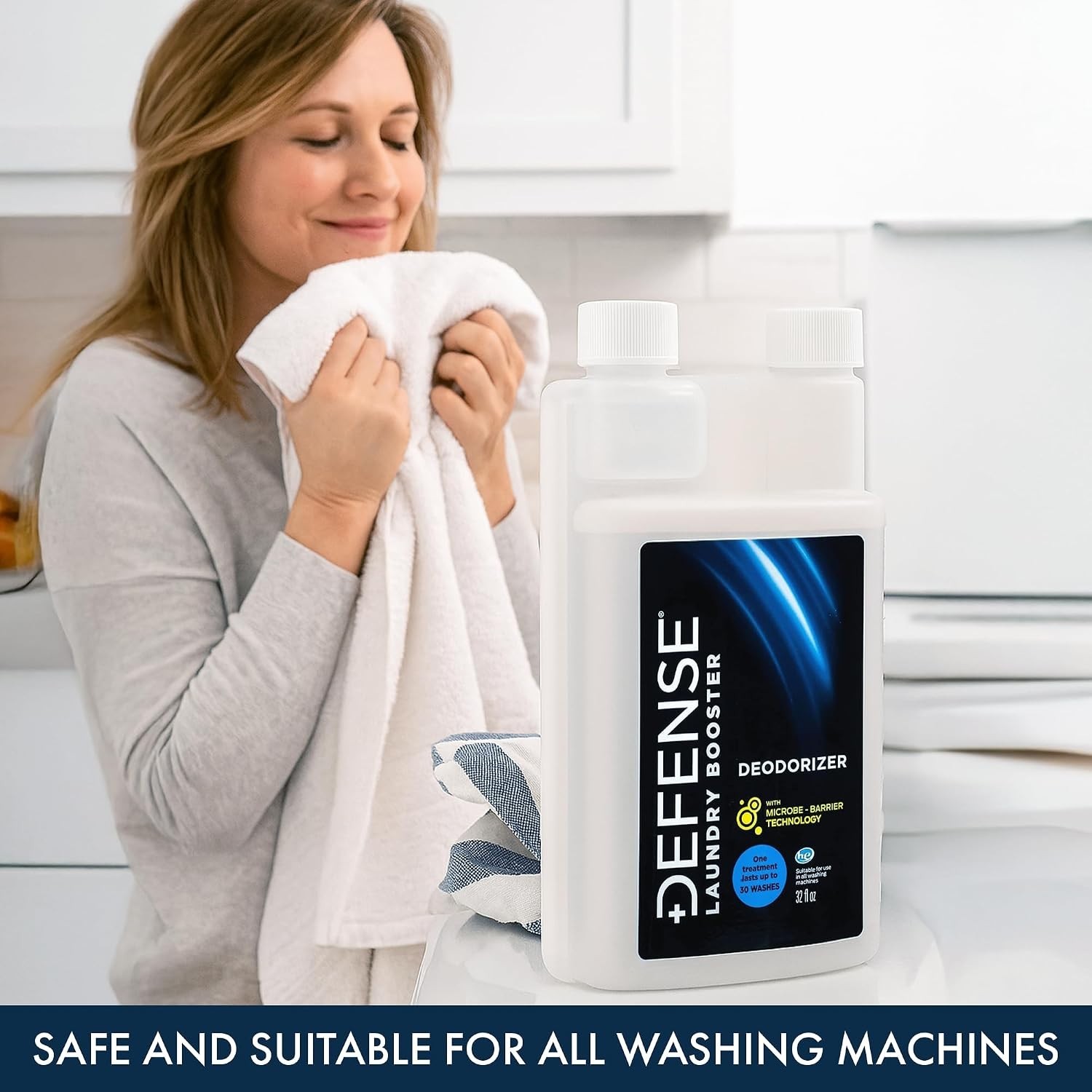 32 Fl Oz Unscented Laundry Additive for Stain and Odor Removal in Sports Gear