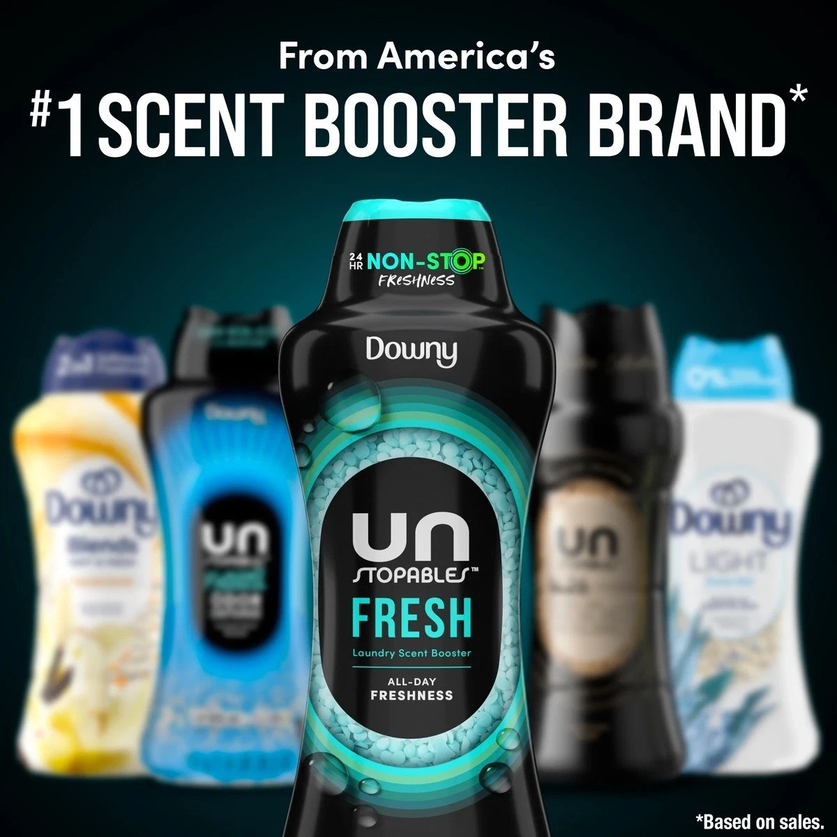 Downy Fresh Scent Unstopables In-Wash Laundry Scent Booster Beads – 18.2oz