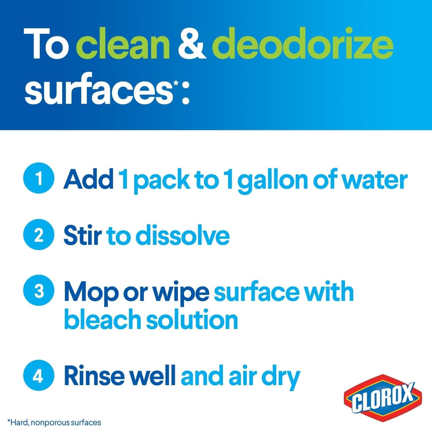 Zero Splash Bleach Packs – Laundry Pods, 4 Pack