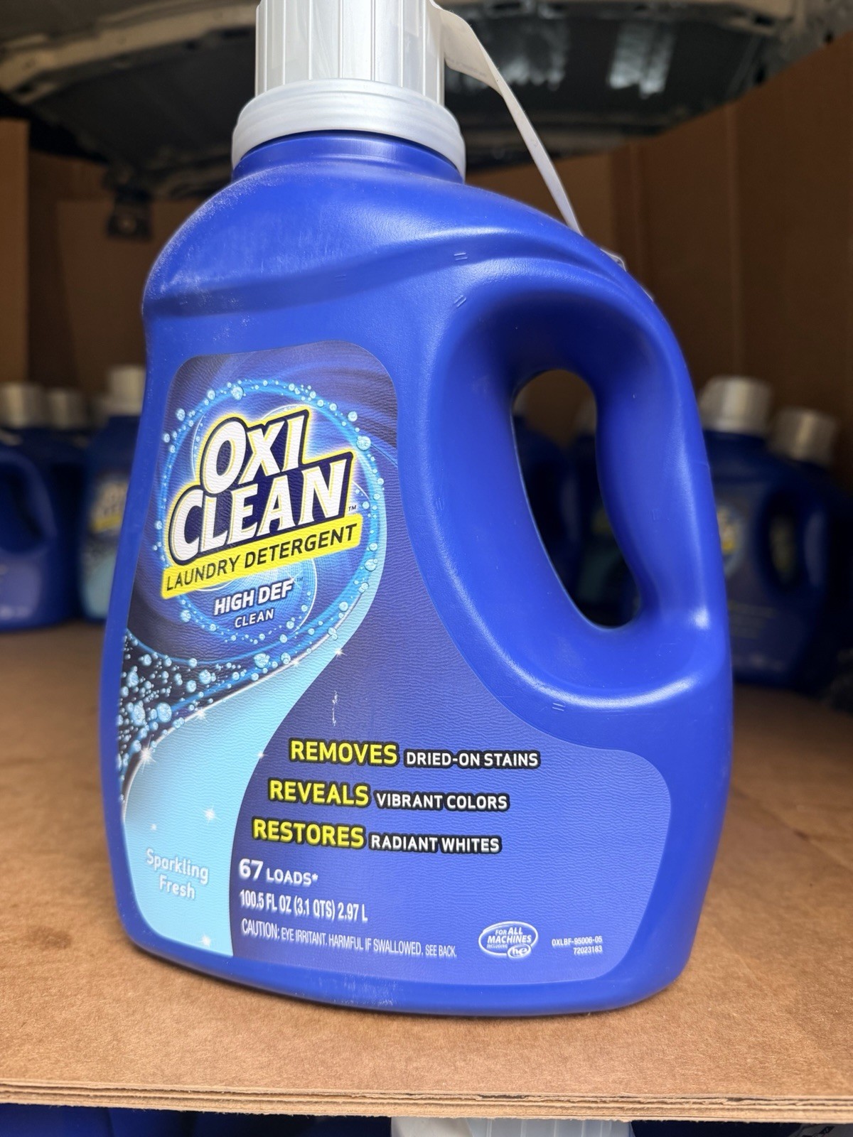 OxiClean Liquid Laundry Detergent Sparkling Fresh Scent 67 Loads 100.5 oz JUMBO