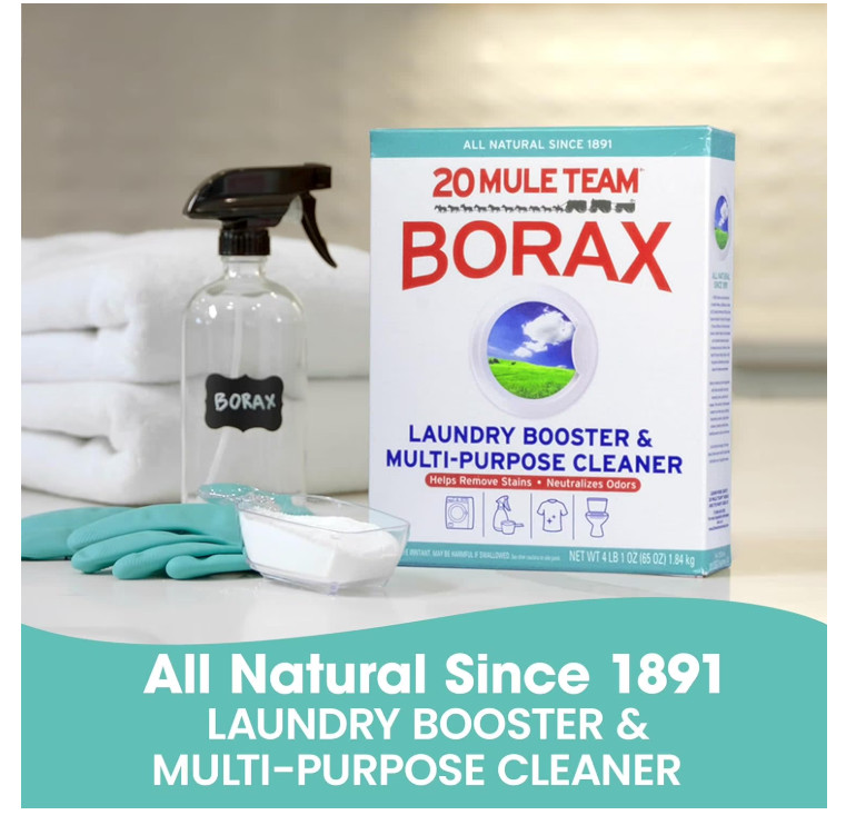 Pack of 3 20 Mule Team Laundry Detergent All Natural Booster 65Oz