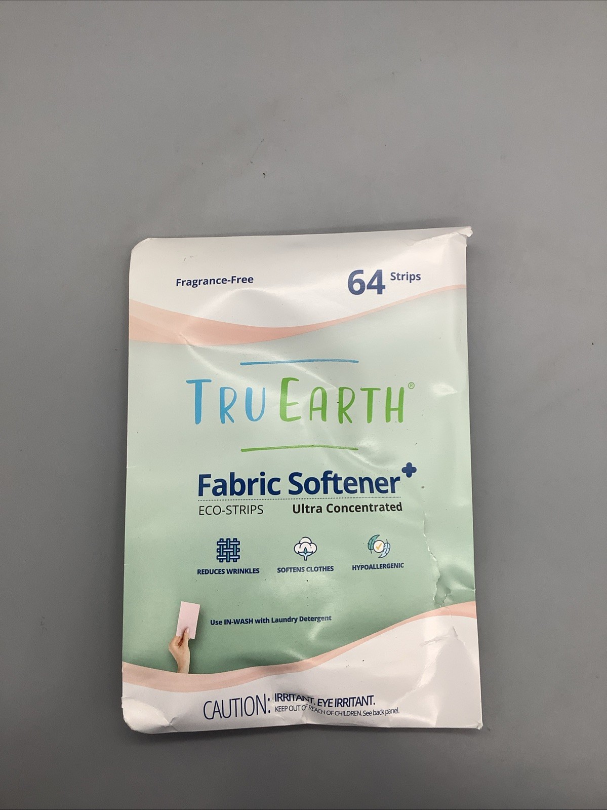 TRU-EARTH Fabric Softener ECO Strips – 64 Strips in Pack – Fragrance Free