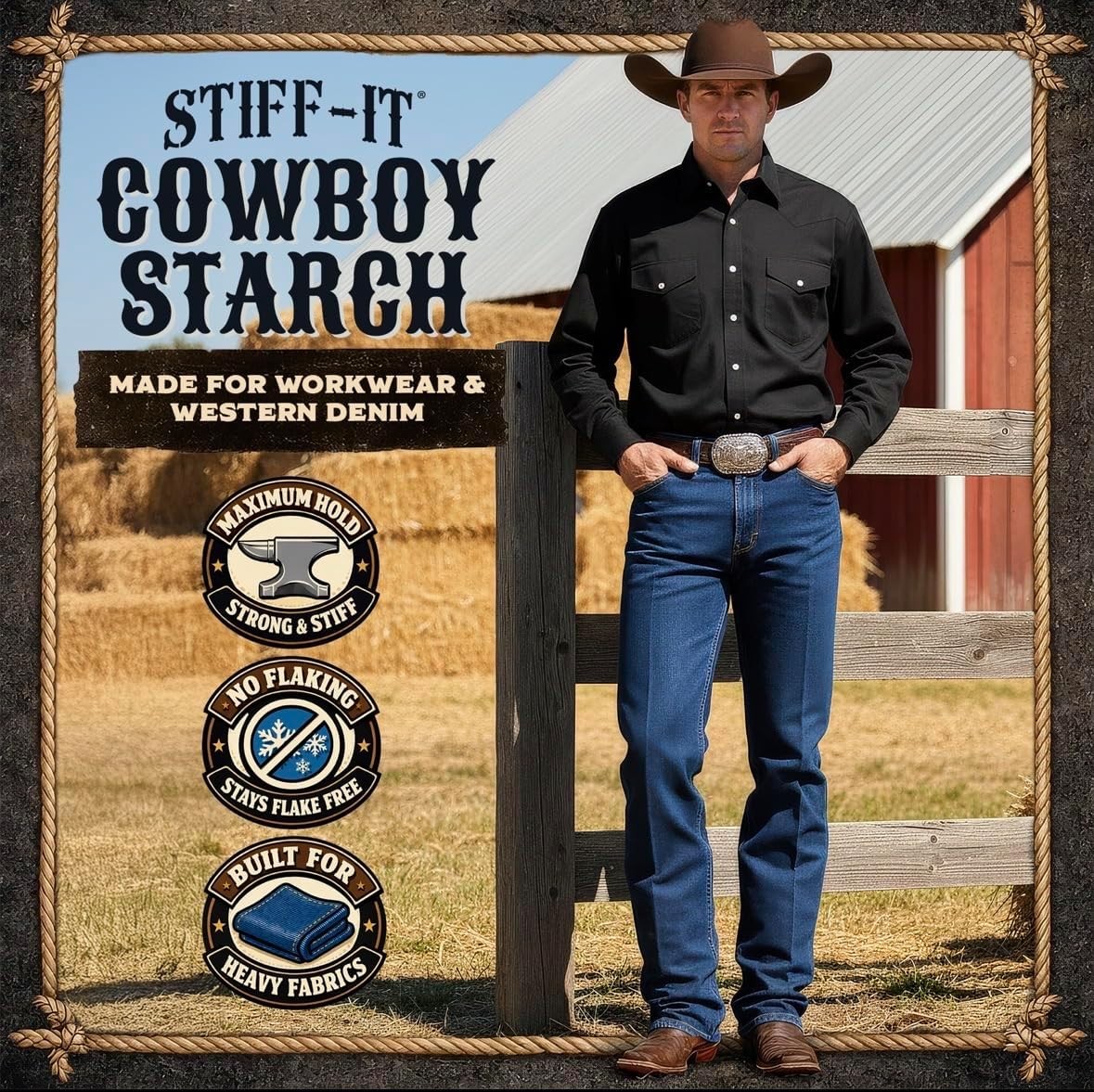 Western Cowboy Starch for Crisp and Clean Denim – Patent Translucent