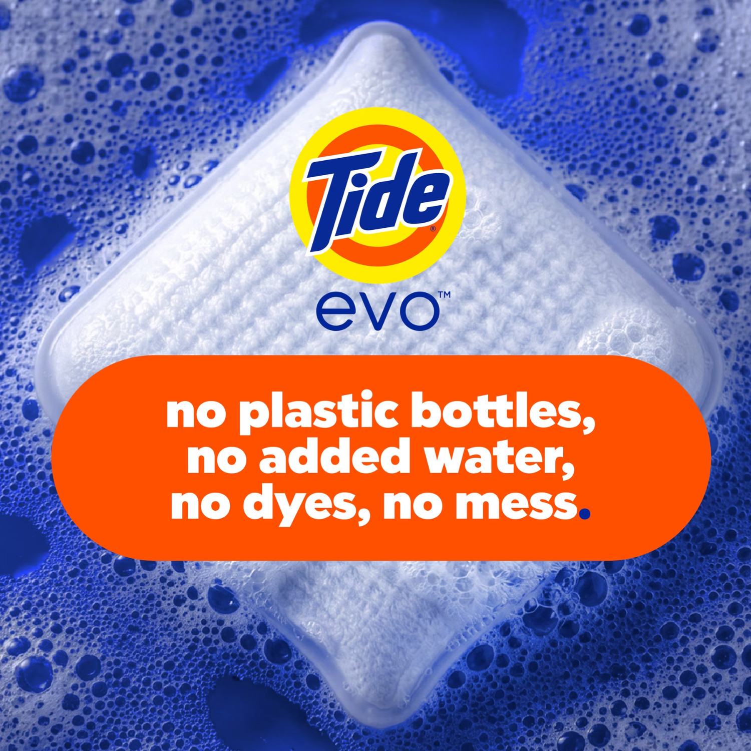 (2 Pack) Tide Evo 100% Concentrated Laundry Detergent Tiles, 16 Count Original