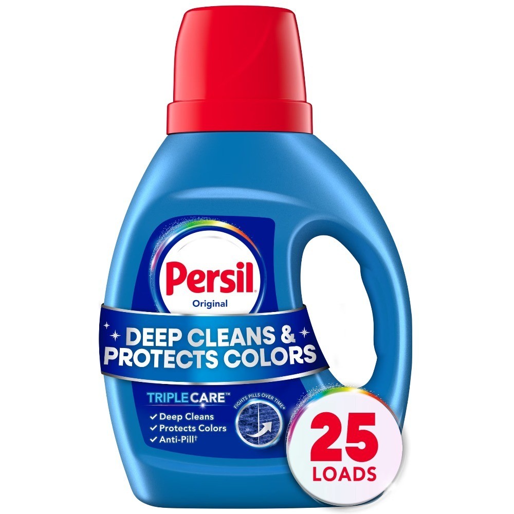 Liquid Laundry Detergent, Original Scent, 34 fl oz, Concentrated for 25 Loads