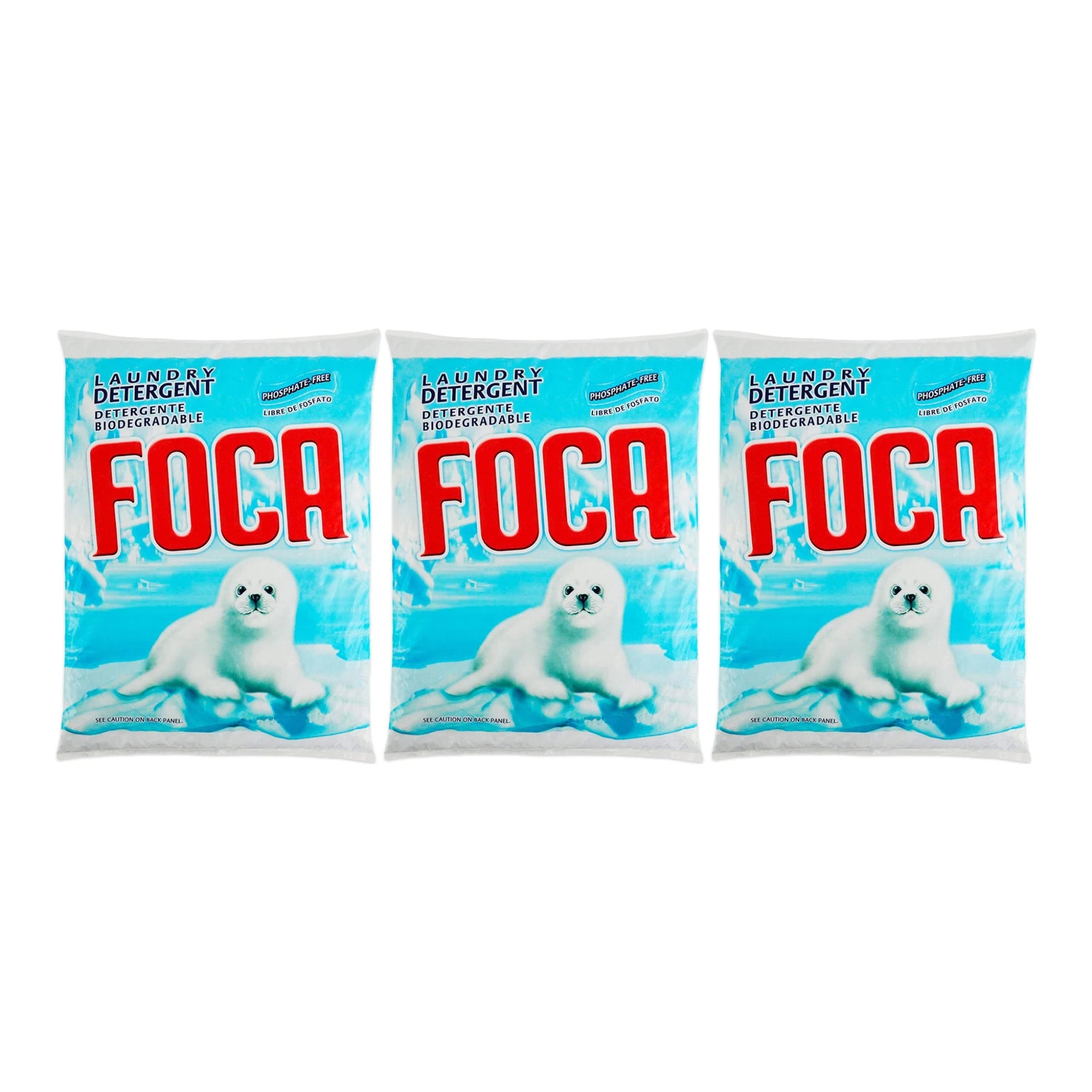 Foca Powder Laundry Detergent, 8.81oz (250g) (Pack of 3)