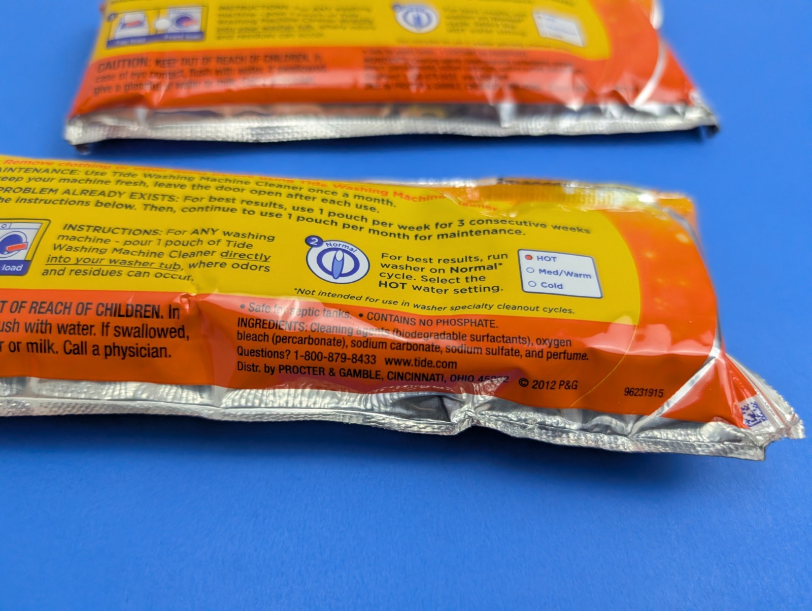 (Old Version) Tide Washing Machine Cleaner Odor Remover Fresh Scent [2 Pack]