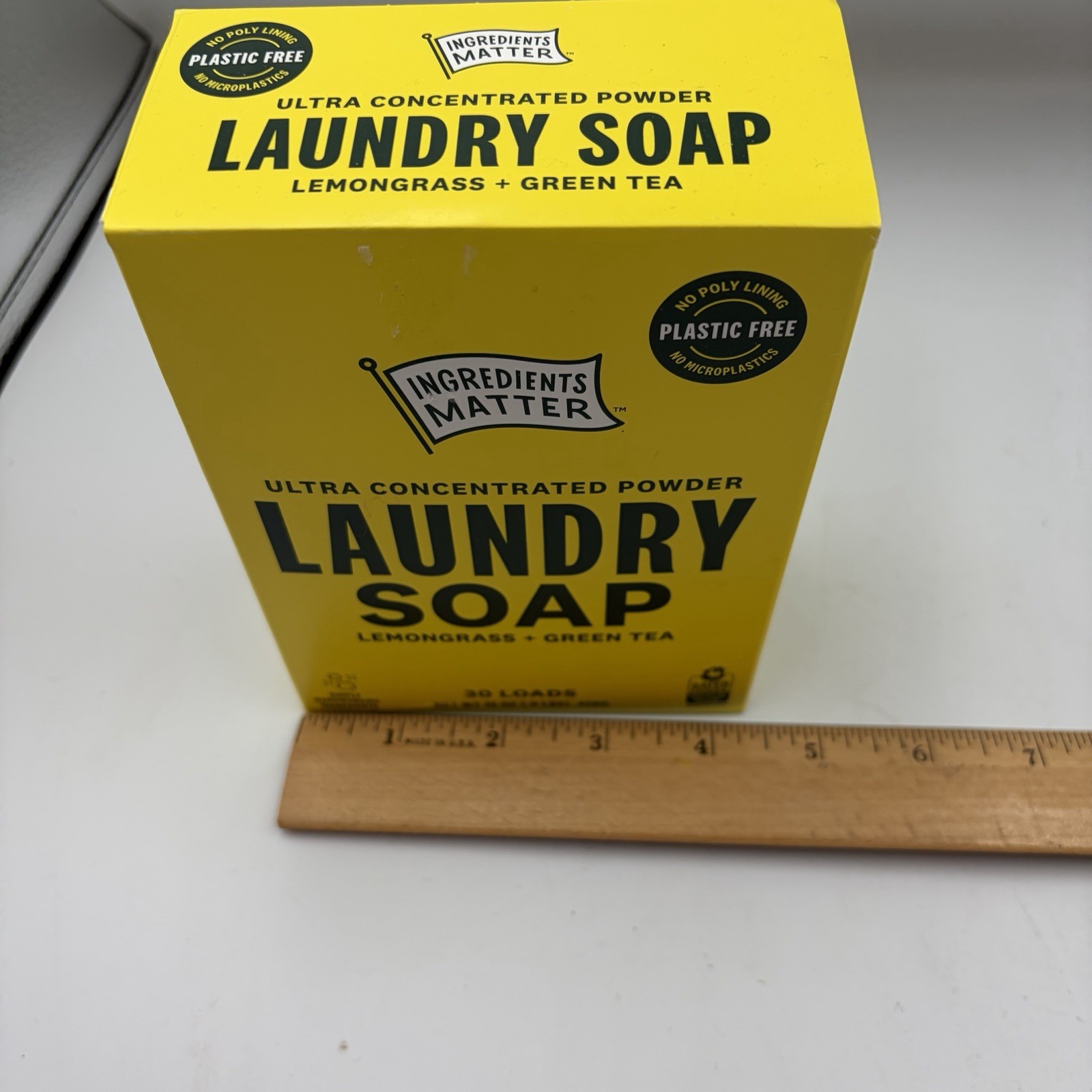 Ingredients Matter Ultra Concentrated Laundry Powder Lemongrass Green Tea 15oz