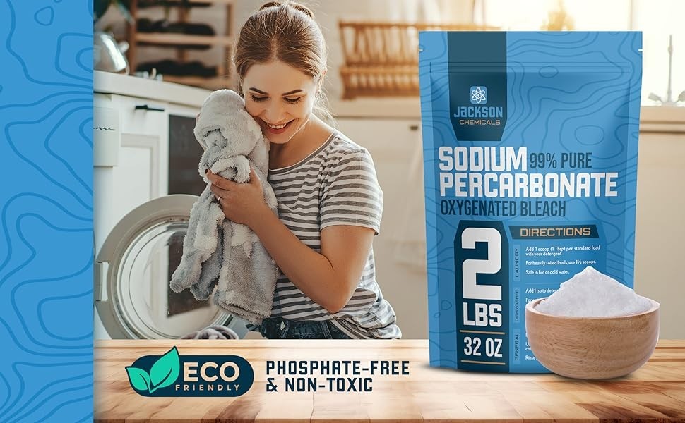 Pure Sodium Precarbonate 99.9% – Oxygen Bleach Powder – Medical and Lab Grade