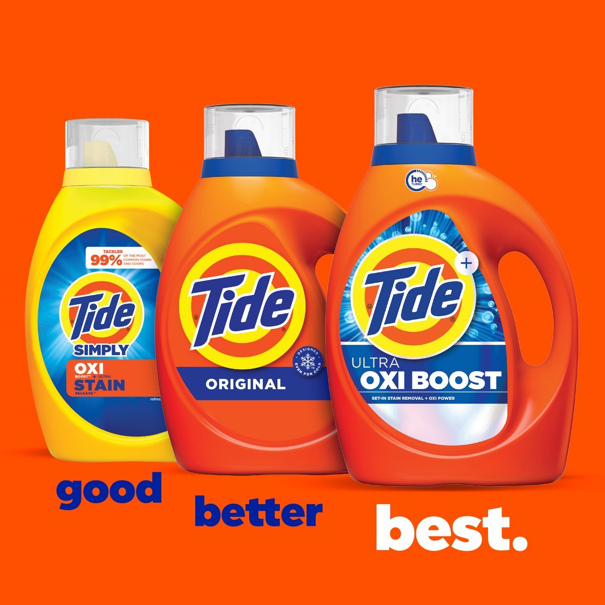 Tide Simply Oxi + Stain Refreshing Breeze HE Liquid Detergent 115Loads-162 fl oz