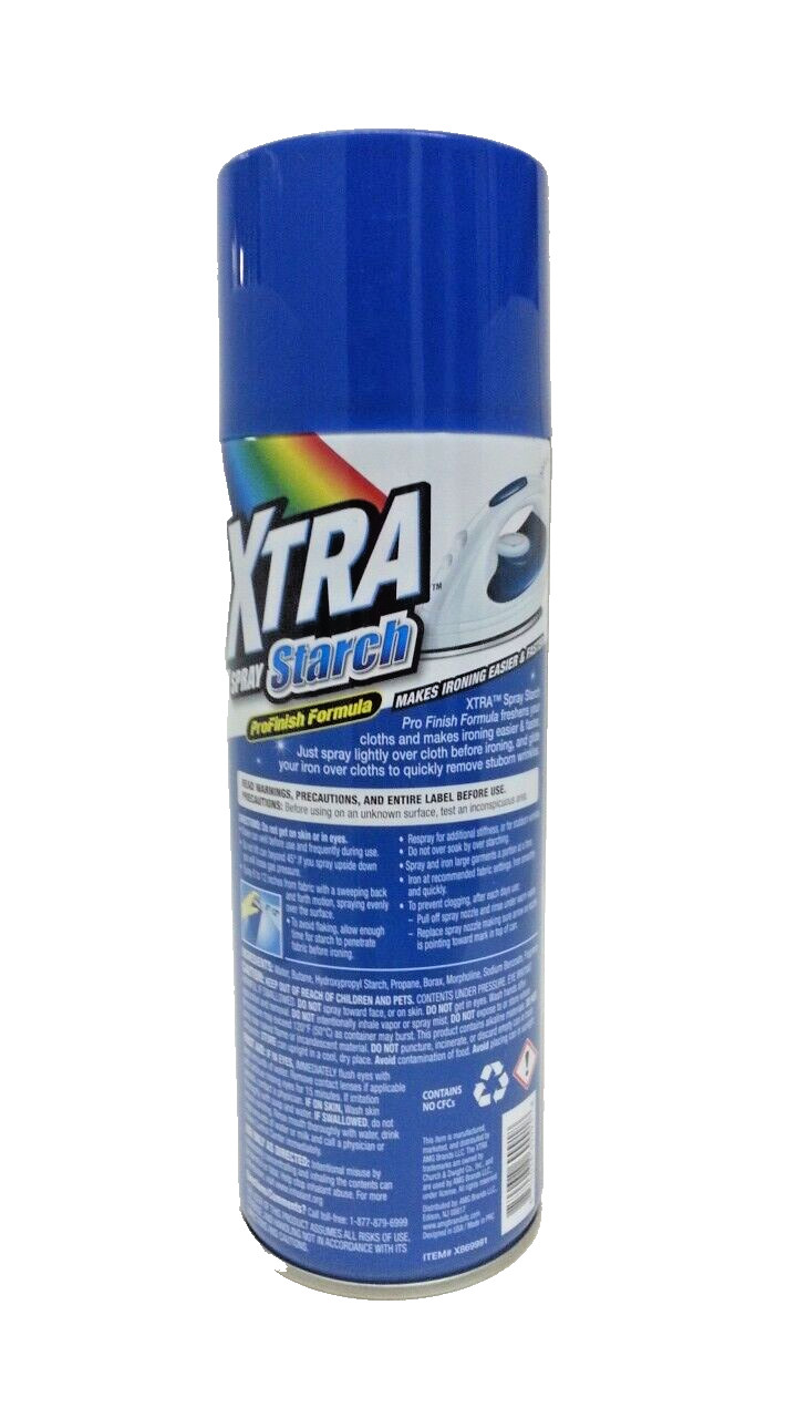 ( LOT 2 ) The.H.Store Xtra Heavy Starch lemon Scent Crisp Finish 12 Oz Each NEW