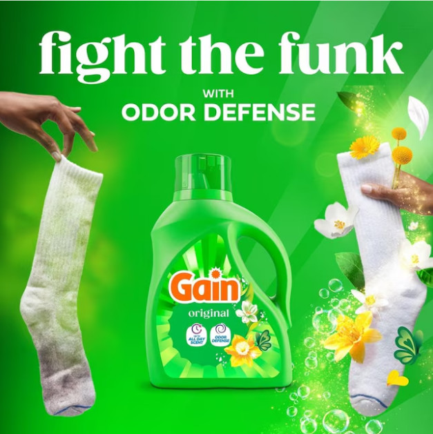 Gain Original Original HE Laundry Detergent 100 Loads 132 -fl oz