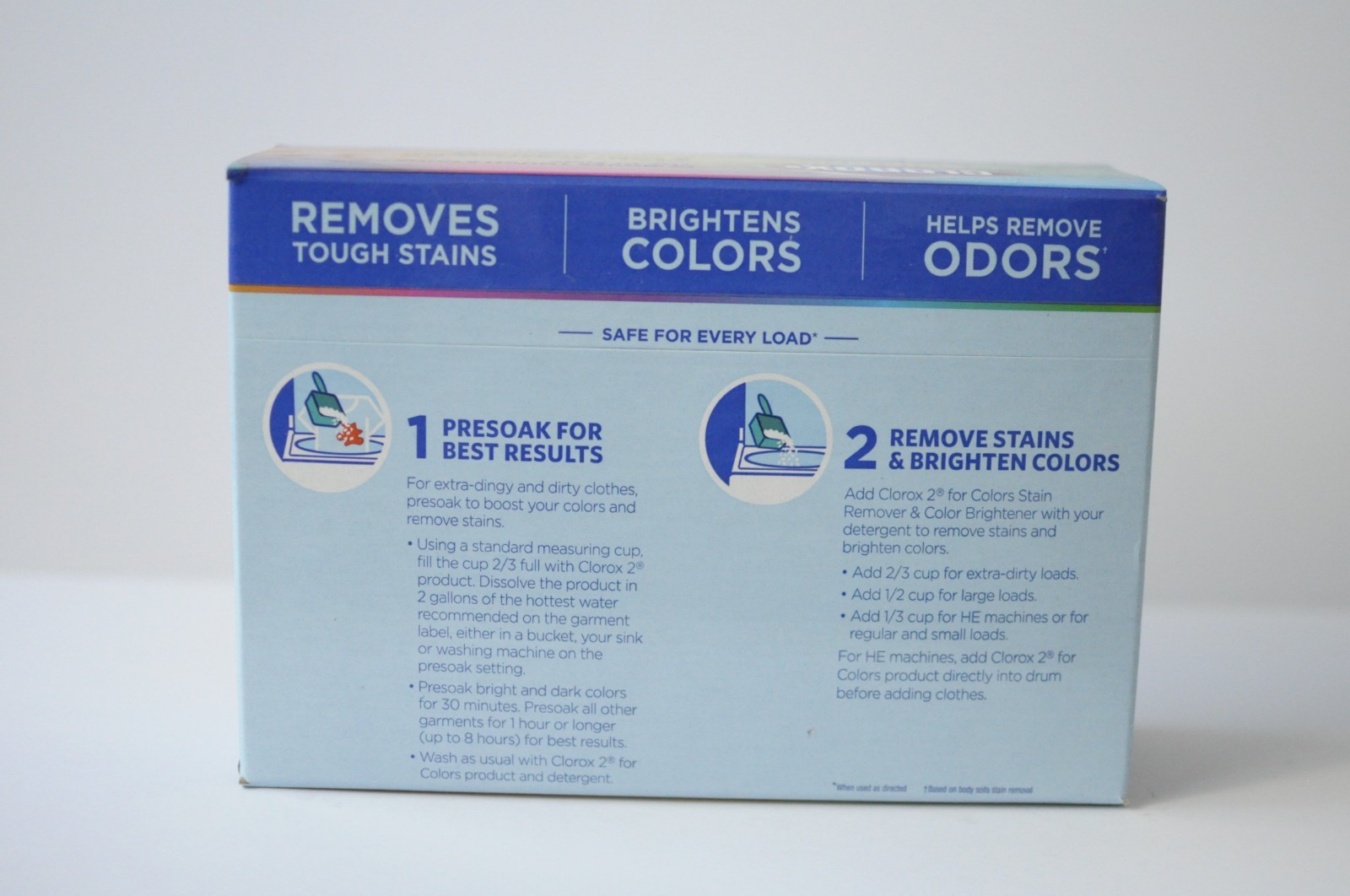 Clorox 2 Laundry Stain Remover and Color Booster Powder 49.2 Oz Box New